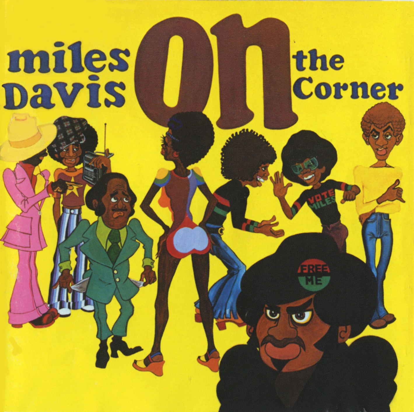 Album cover of Miles Davis' On the Corner