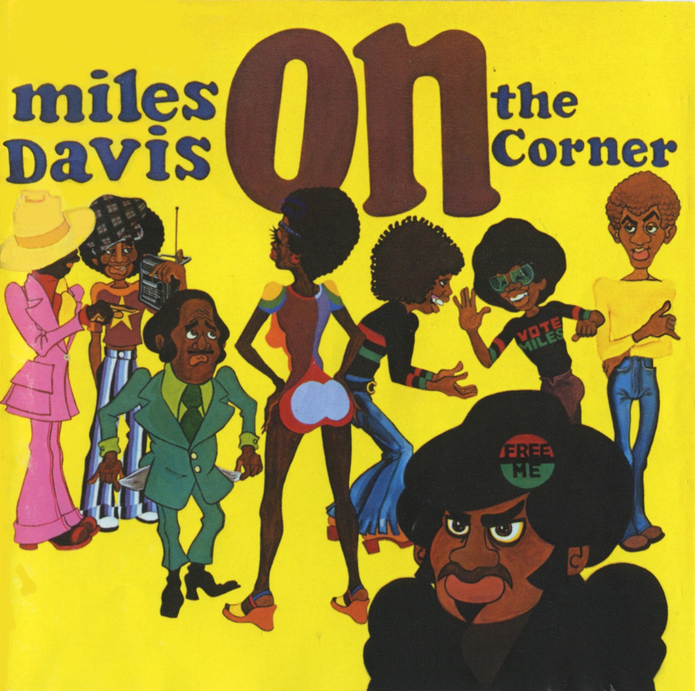 Album cover of Miles Davis' On the Corner