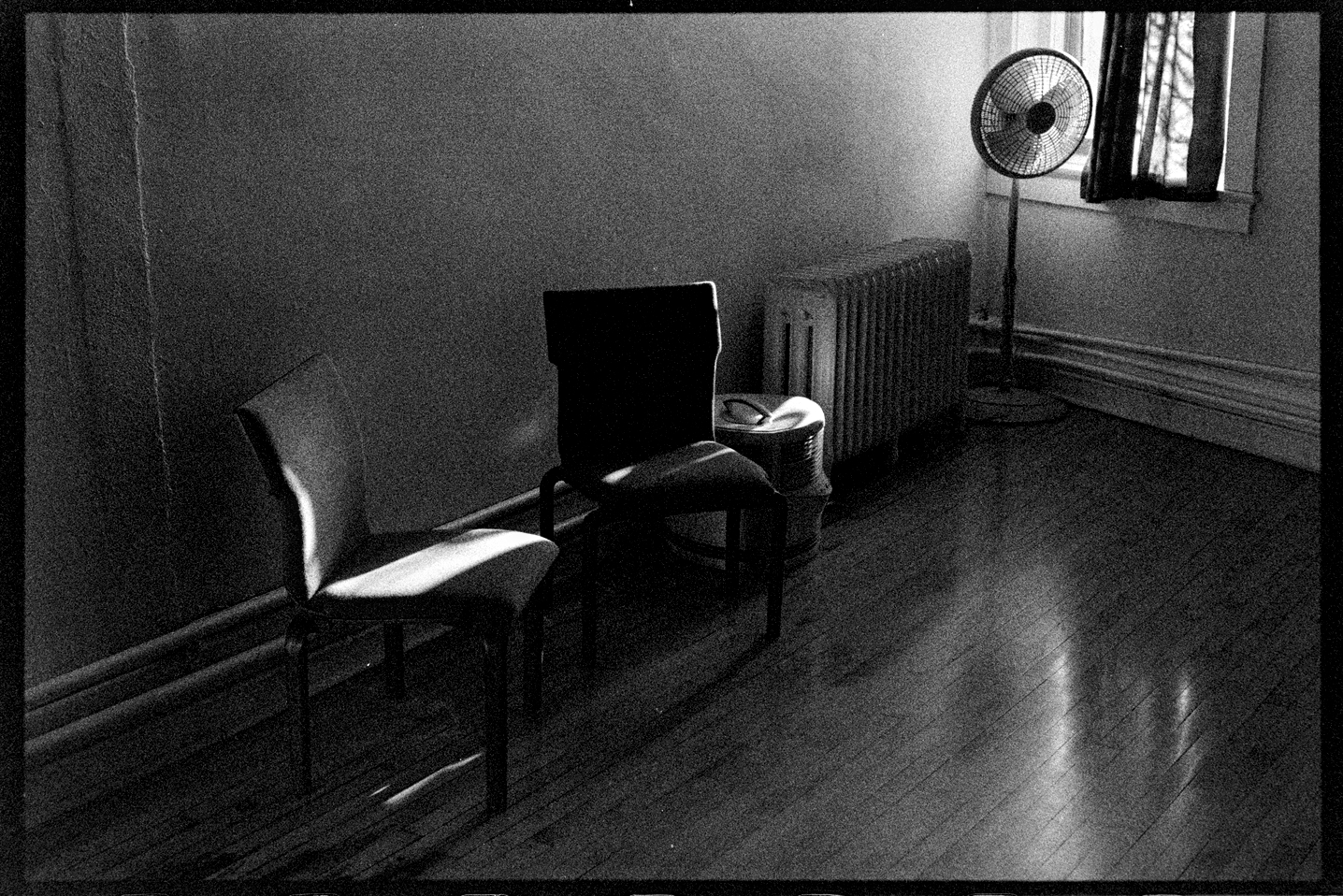 Light coming in from a window in the Northfield Buddhist Meditation Center