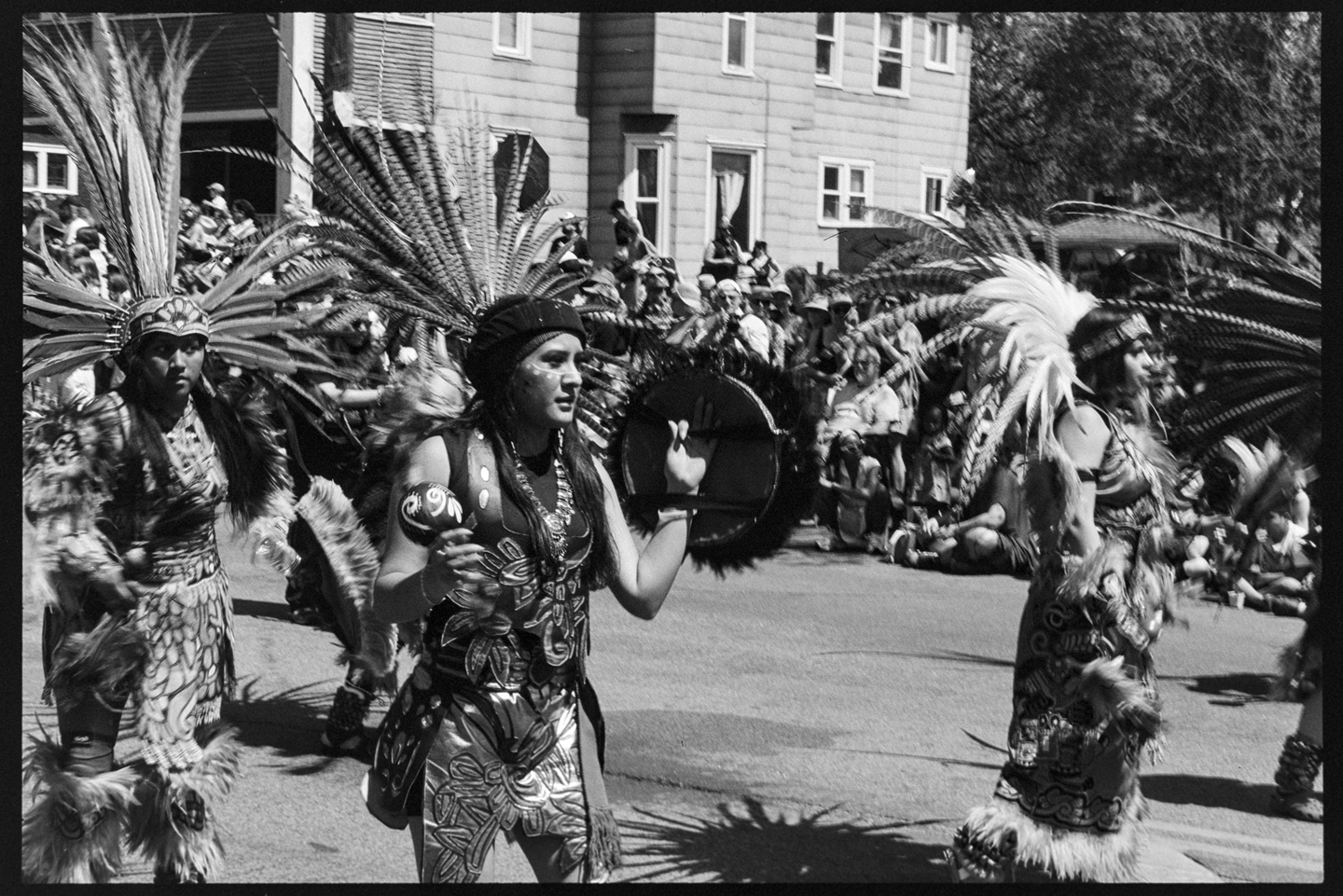 Indigenous dancers at Mayday Parade