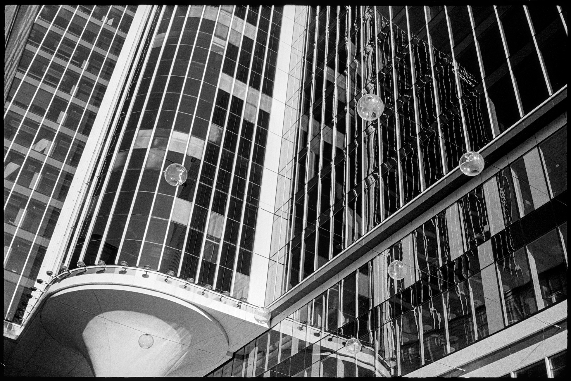 Building with dark glass windows in Midtown Atlanta