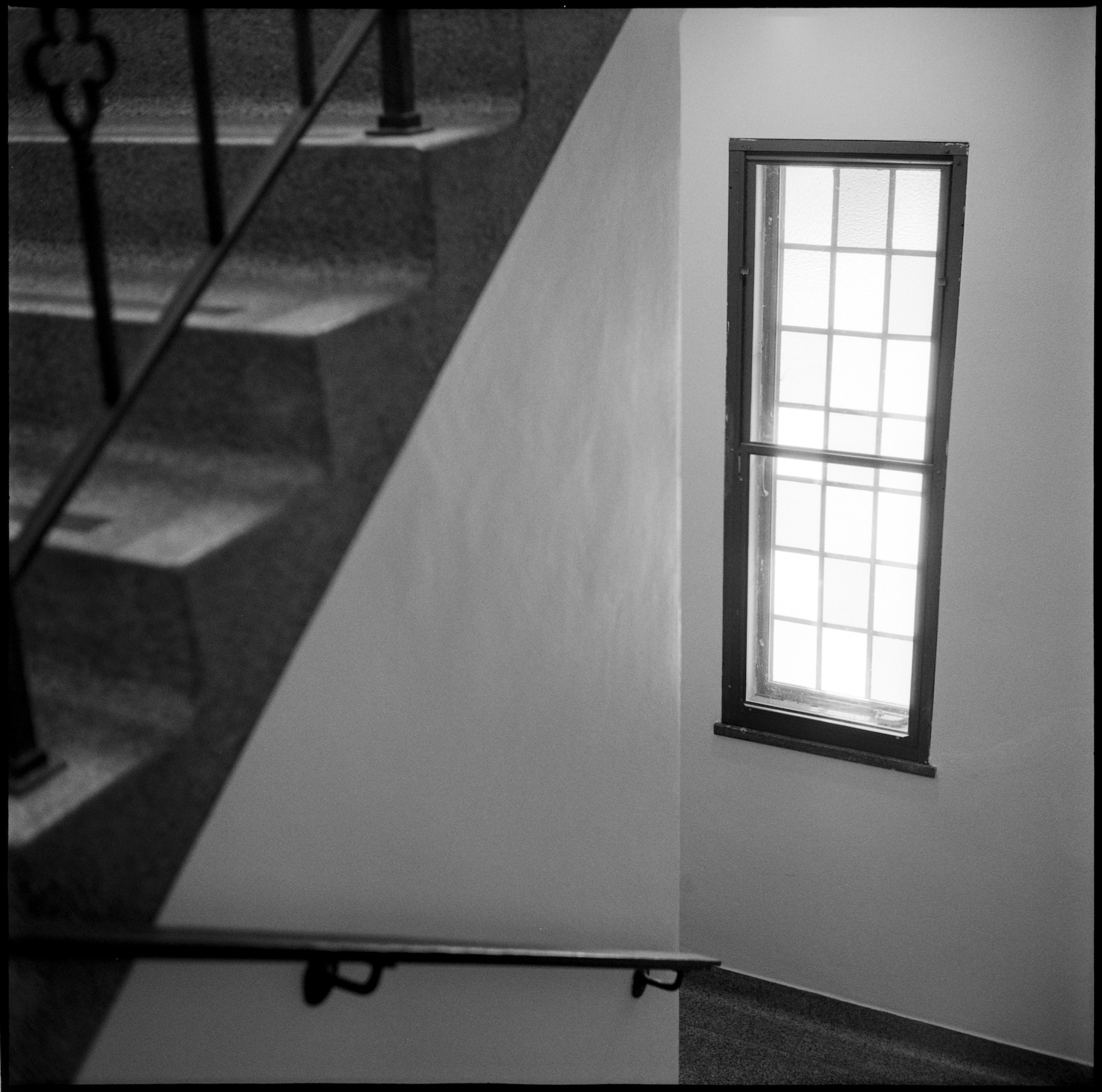 Stairwell in the St. Olaf chapel