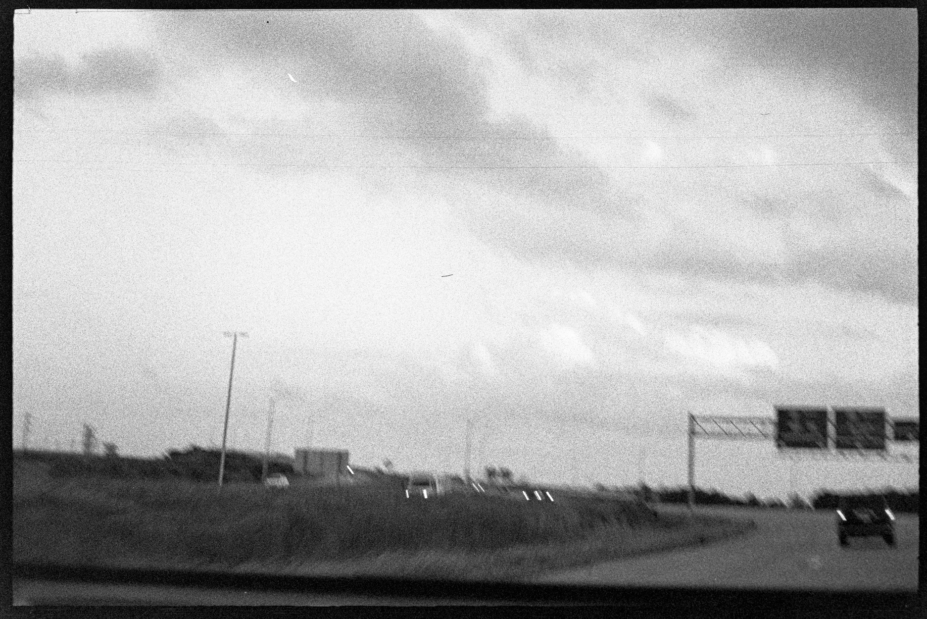 Driving on interstate in Indiana