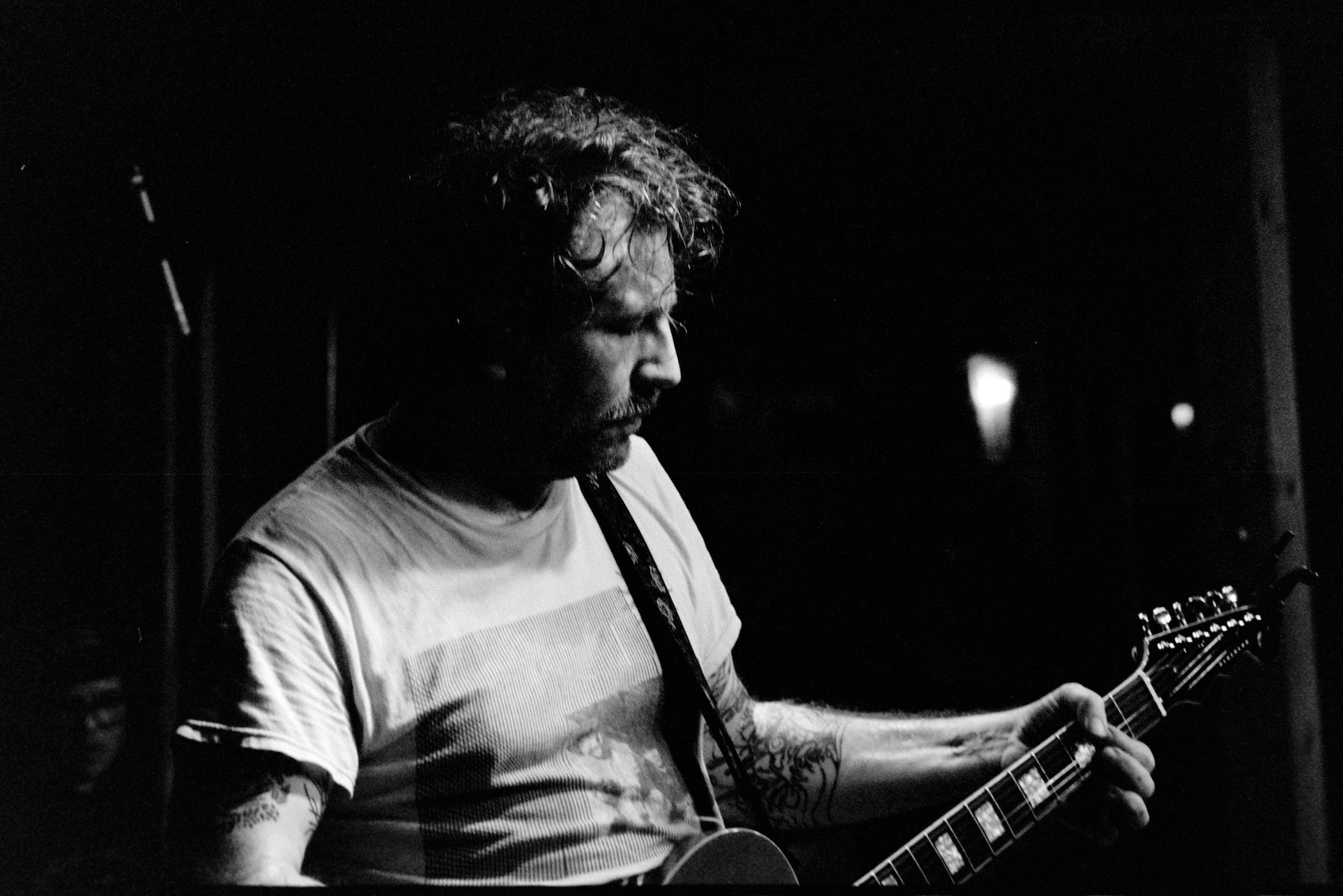 Lead guitarist in Ryan Davis and the Roadhouse Band playing live