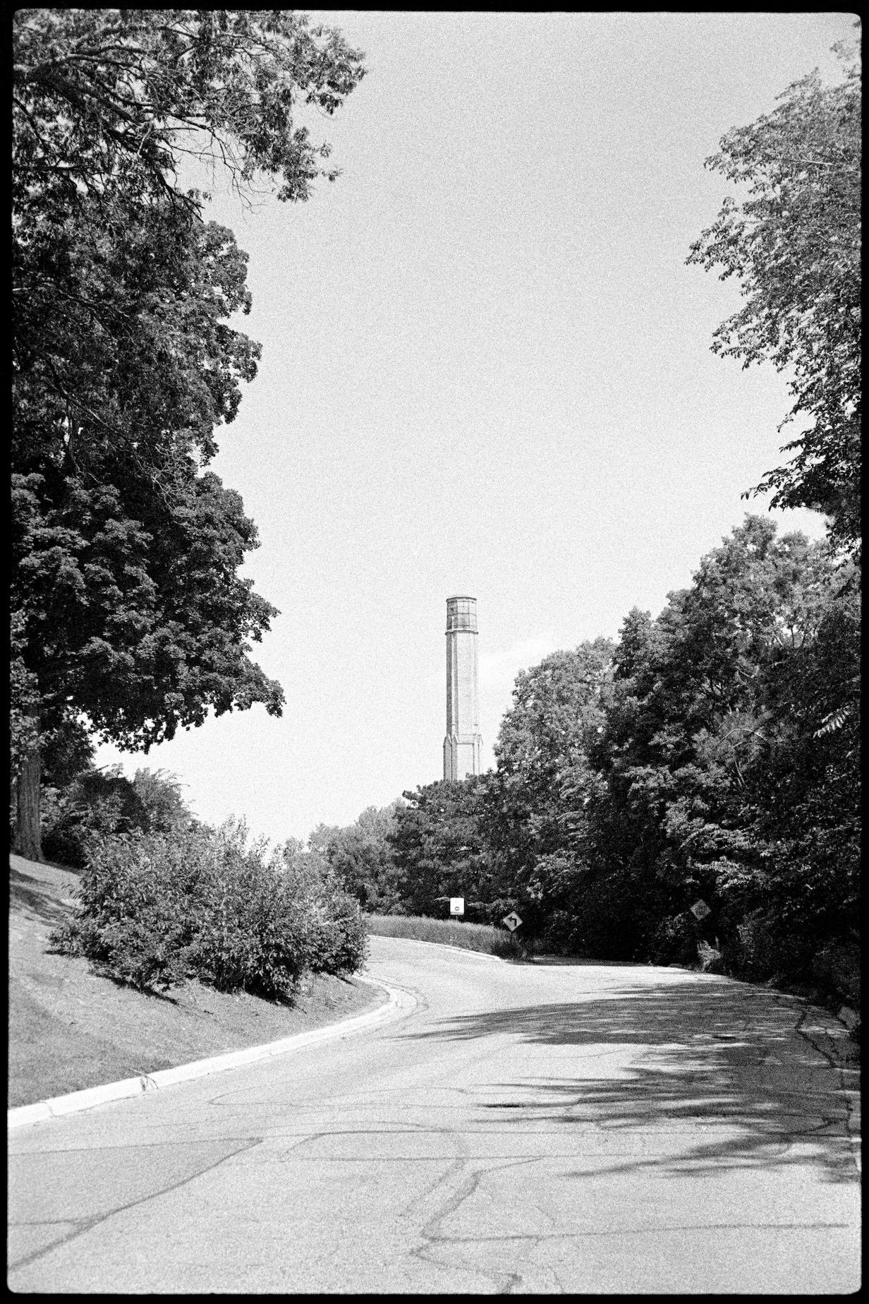 St. Olaf hill and smokestack