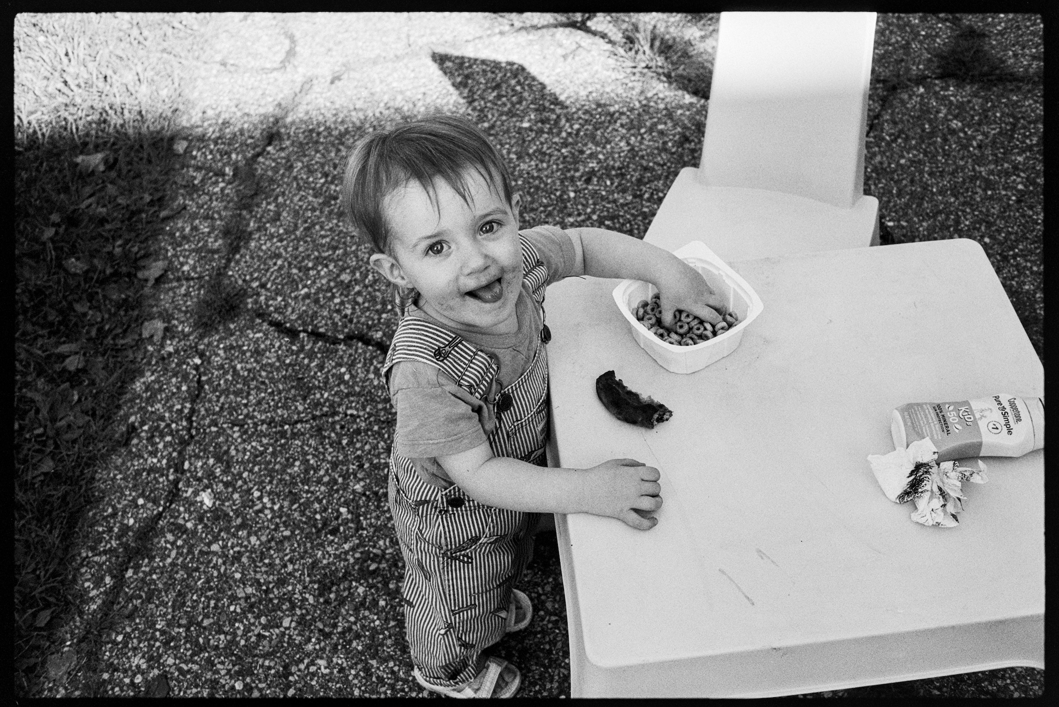 Eileen eating cereal