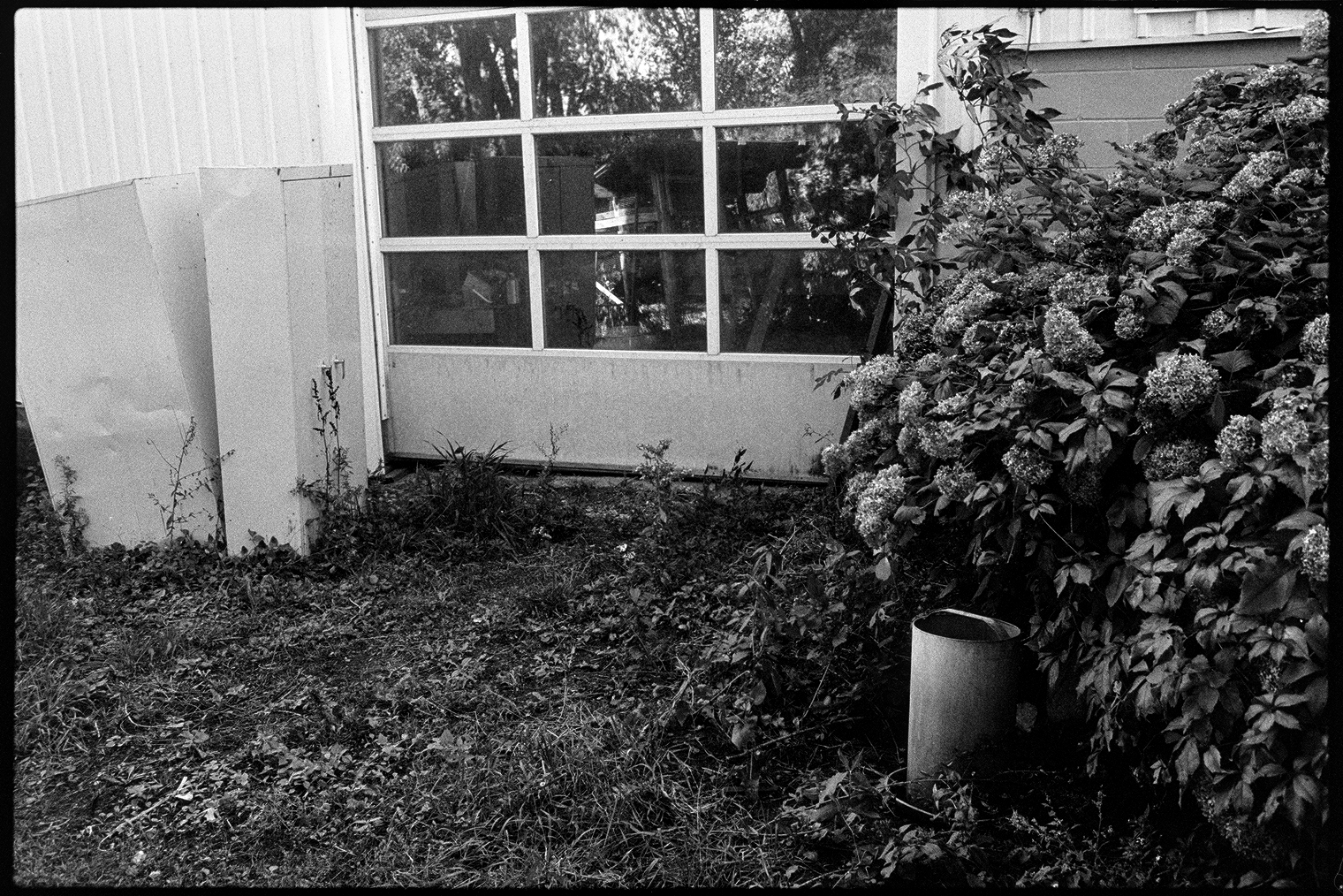 The side of a building at Sweetland Orchard