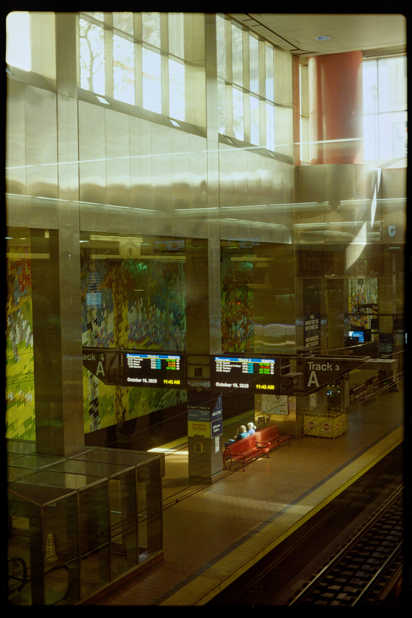 Arrival terminal at Jefferson Station