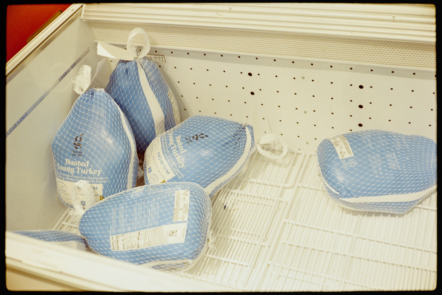 Frozen turkeys at Target