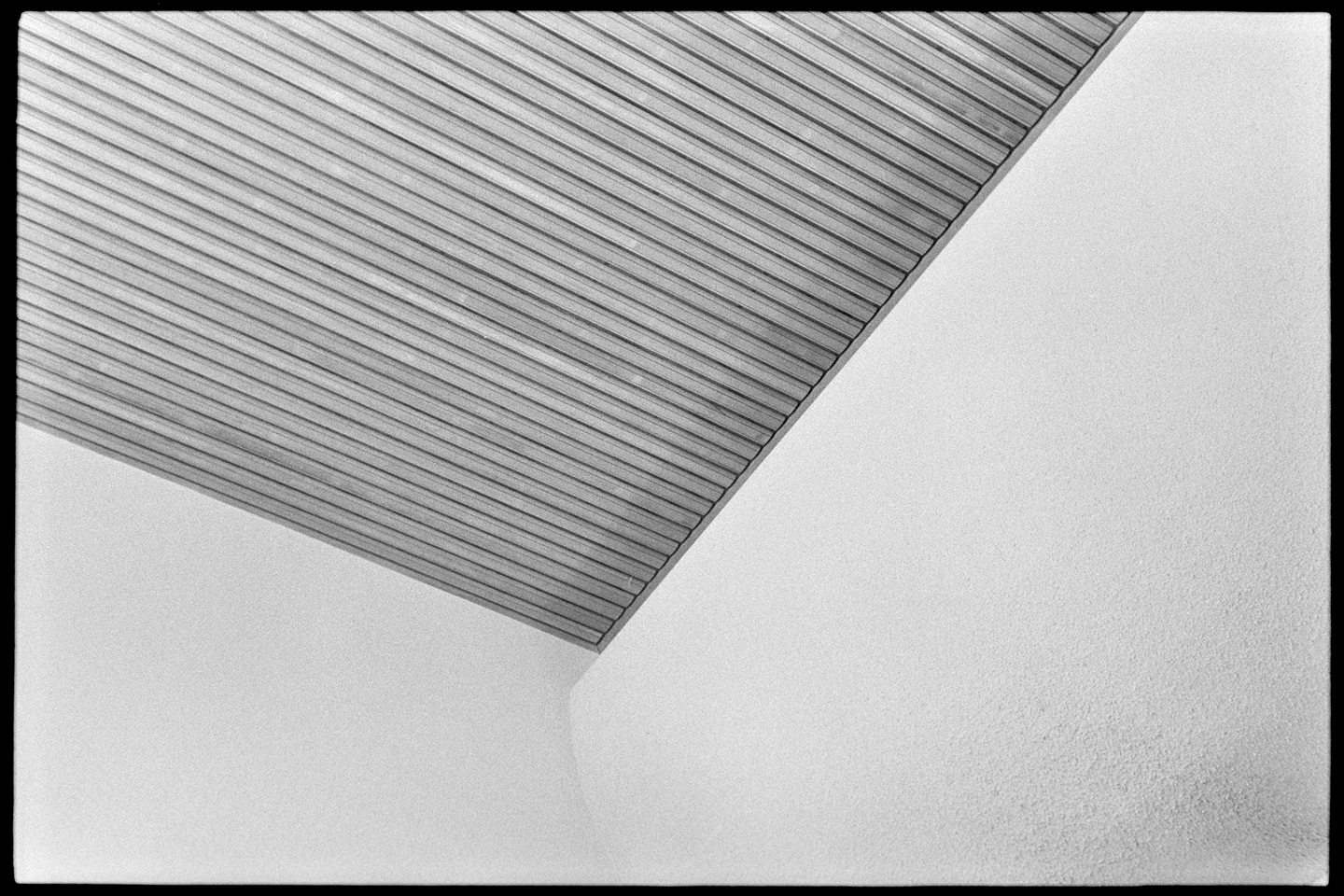 The corner of the ceiling in the Carleton College library