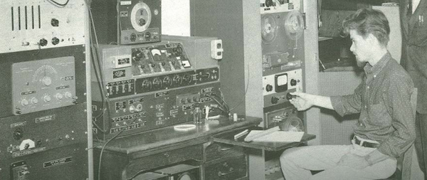 James Tenney in computer lab